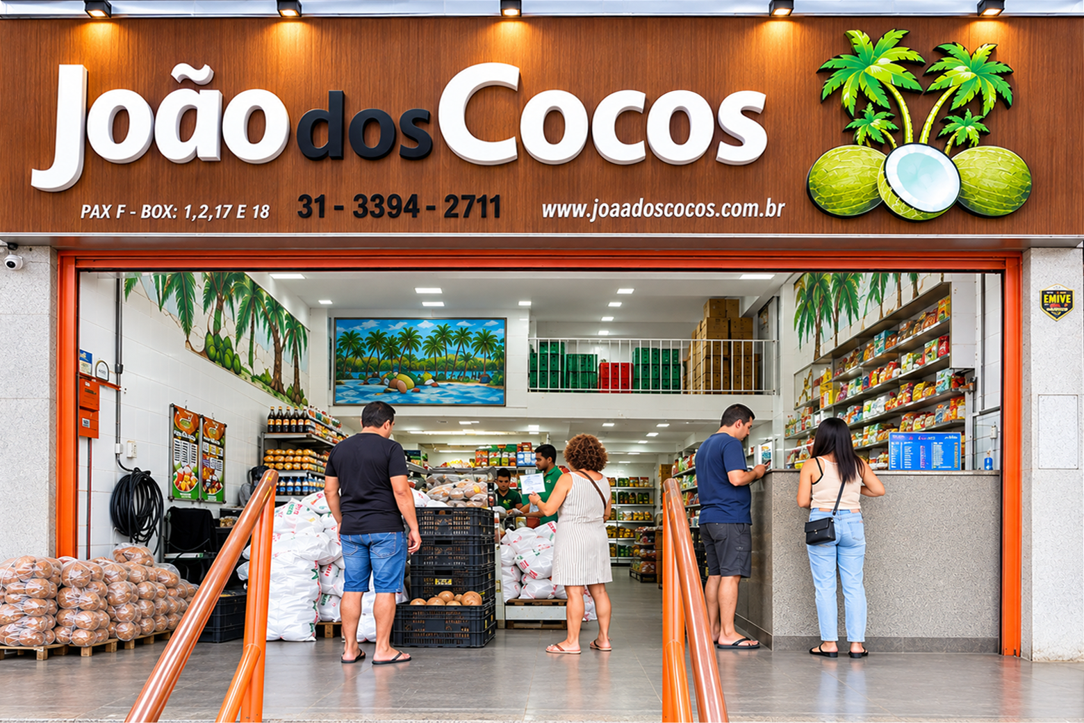 Loja João dos Cocos - Ceasa - MG