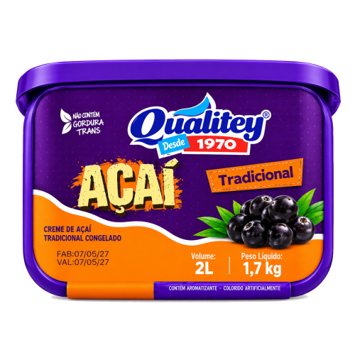 Creme de Açai Tradicional Qualicy